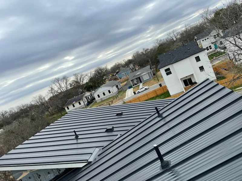 Standing seam metal roof panels with vents for Skylight Repair in Mattapoisett